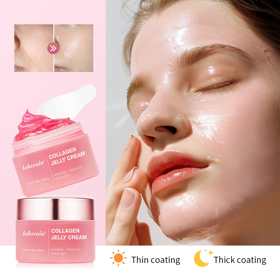 Collagen Skincare Set Firming Moisturizing Face Mask Cream and Serum