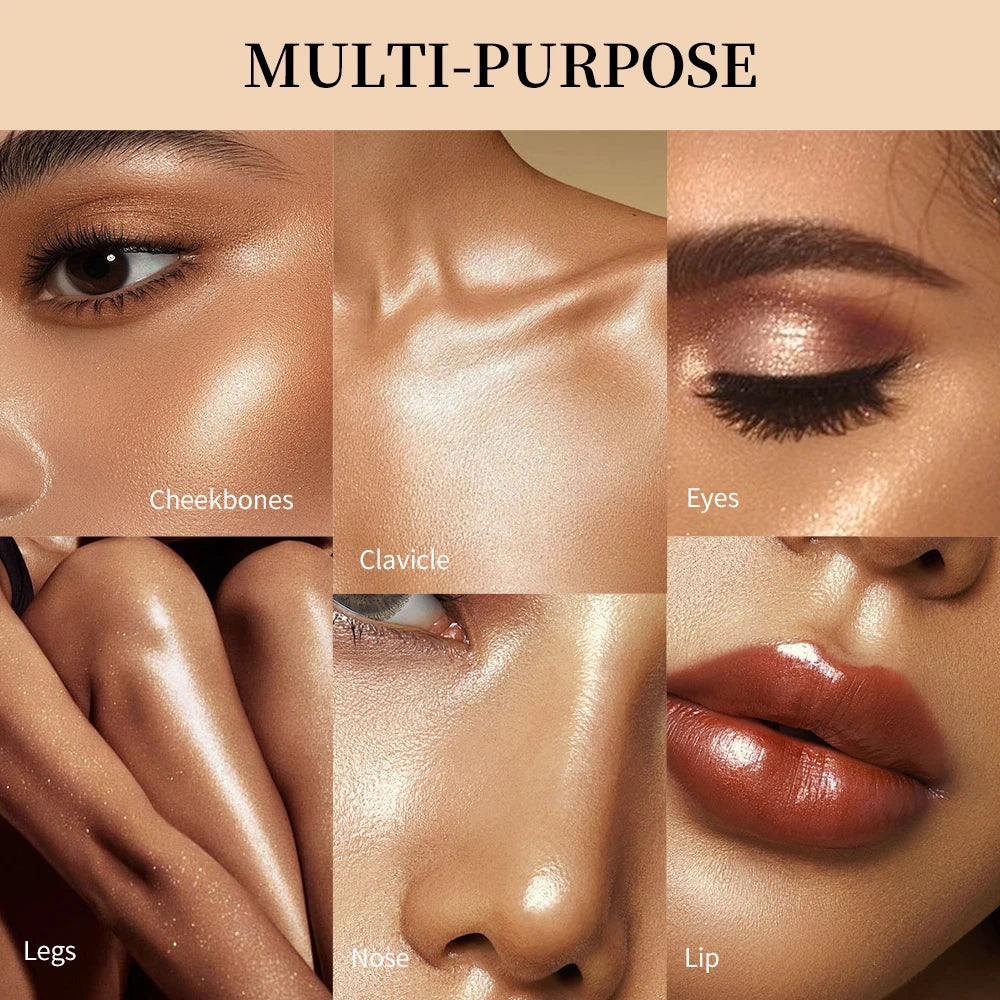 Silken Touch Highlighter Powder Glow Shimmer Illuminator Makeup