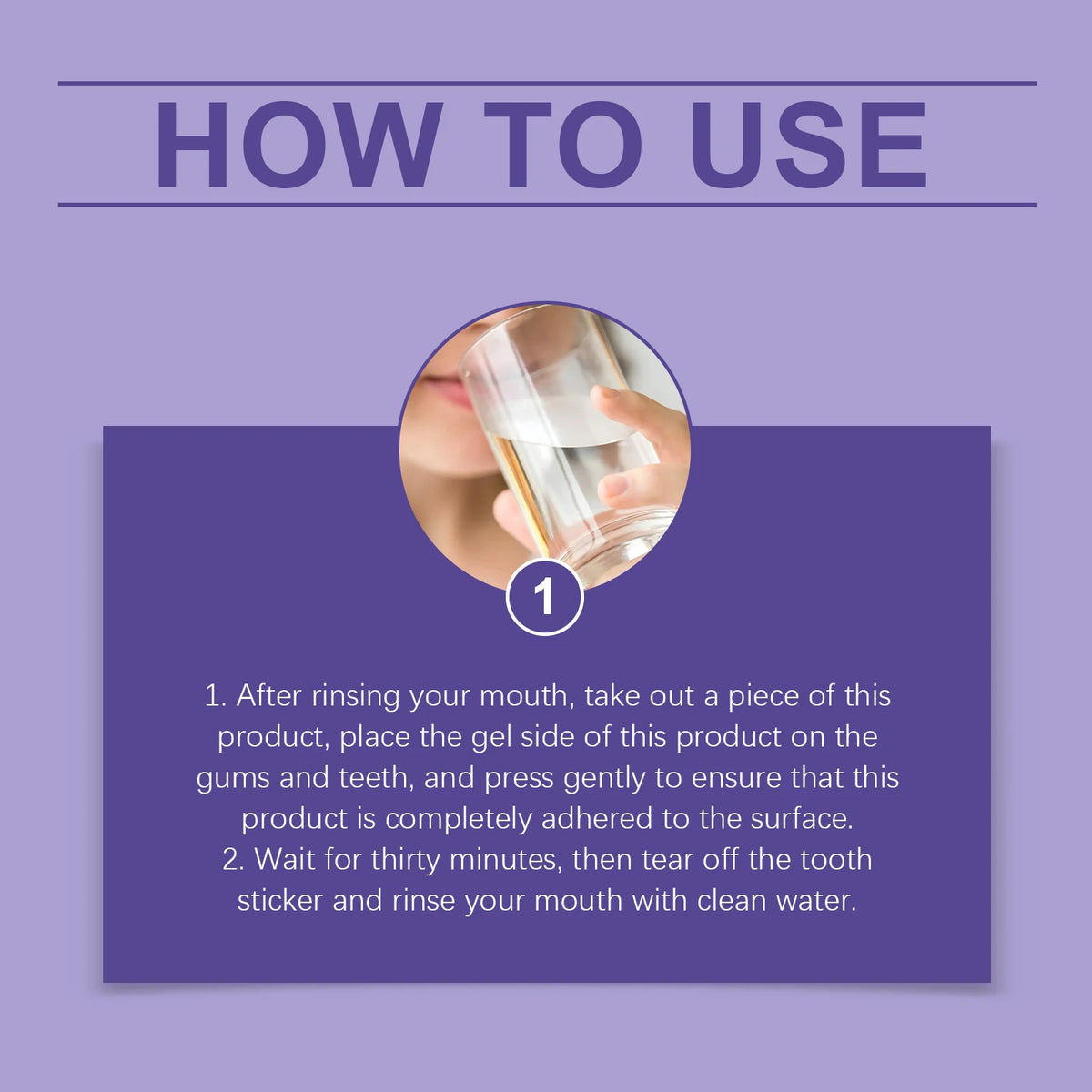 Teeth Whitening Strips Peroxide Free Stain Removal Bleaching Tool