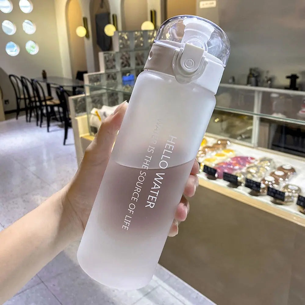 780ml Frosted Sports Water Bottle Leakproof Gym Travel Drinking Flask - 12