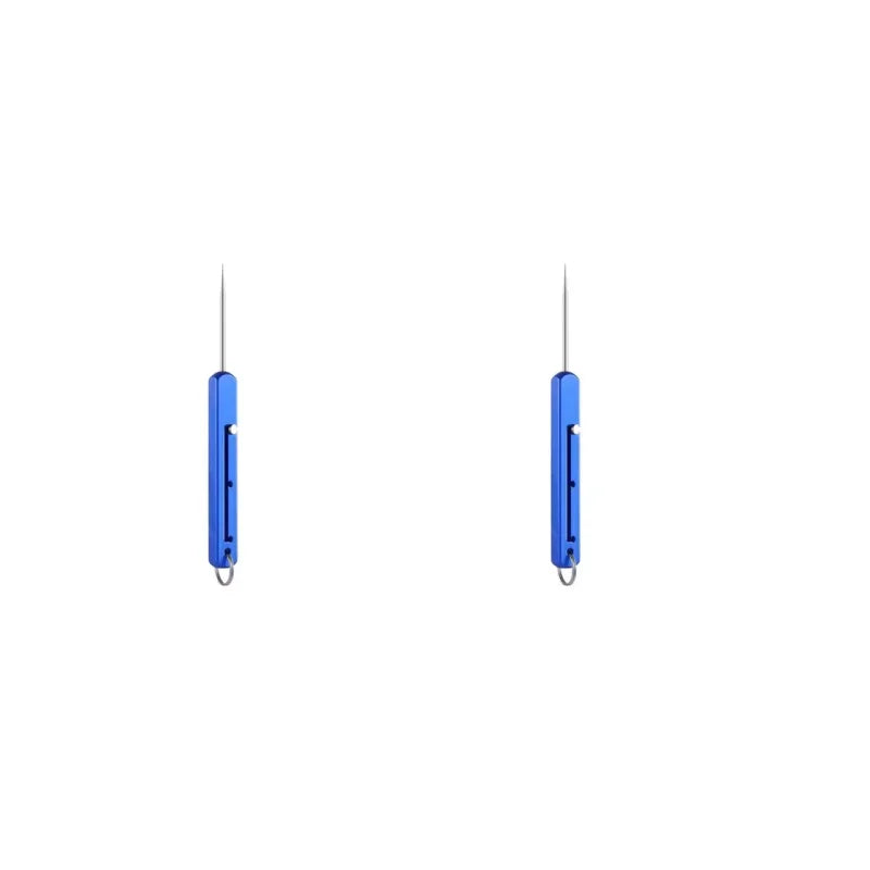 Portable Titanium Toothpick Set Metal Pocket Pick for Camping and Travel