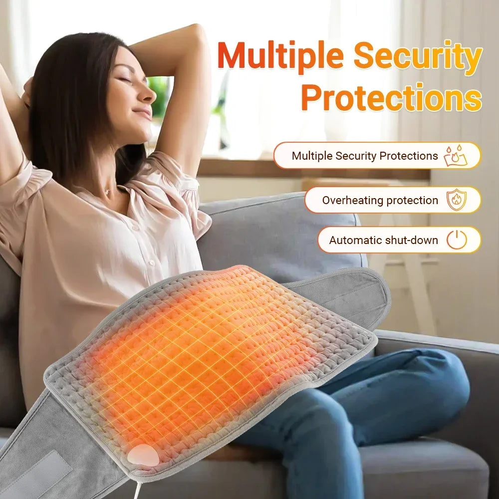 Electric Heating Pad Thermal Mat for Body Warming and Pain Relief - 1