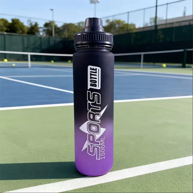 1000ml Sports Water Bottle Fitness Gym Jug with Handle and Carry Loop