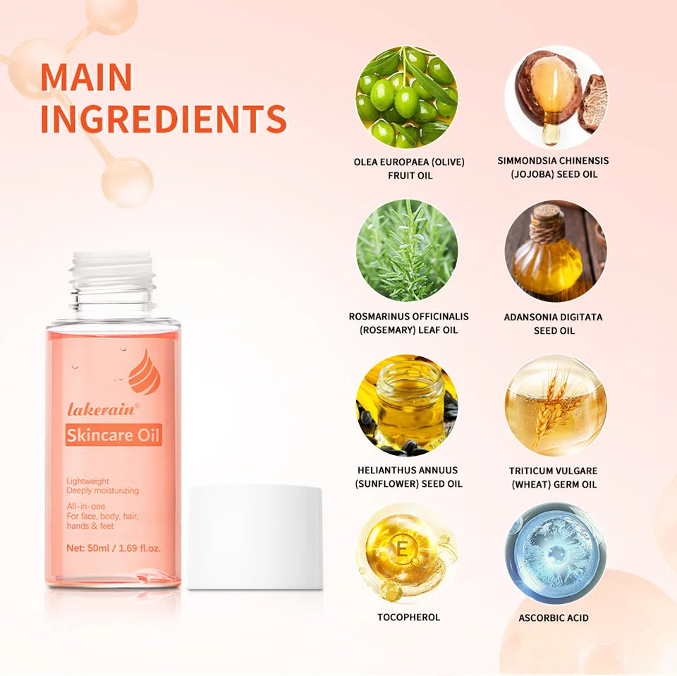 Bio Skincare Body Oil Face Moisturizer & Hair Health Treatment - 11