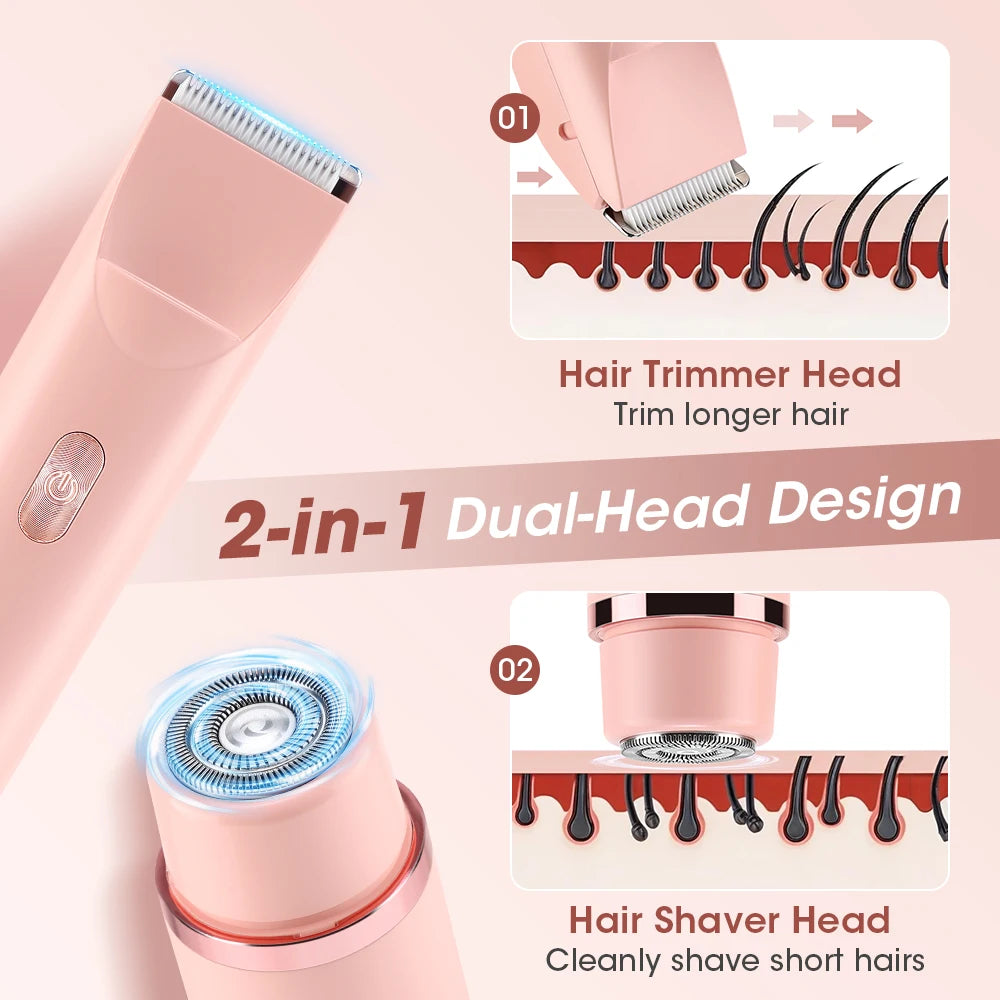 Waterproof Electric Shaver & Cordless Lady Razor - 8