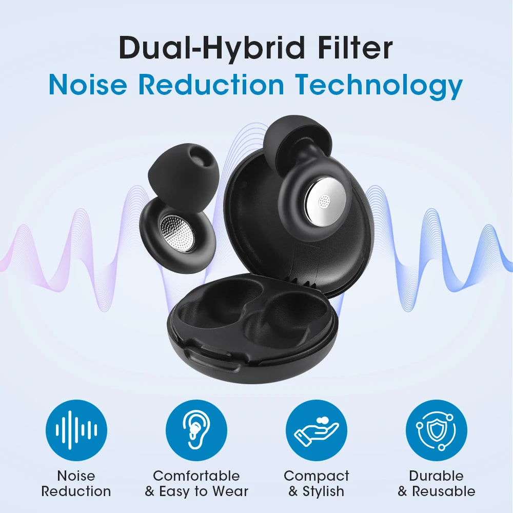 Silicone Ear Plugs for Sleeping Noise Cancelling Hearing Protection - 9