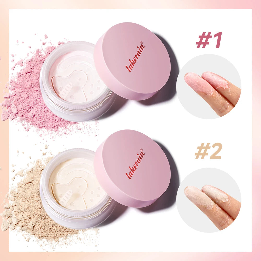 Setting Powder Matte Pink Finish Oil Control Makeup Fixation