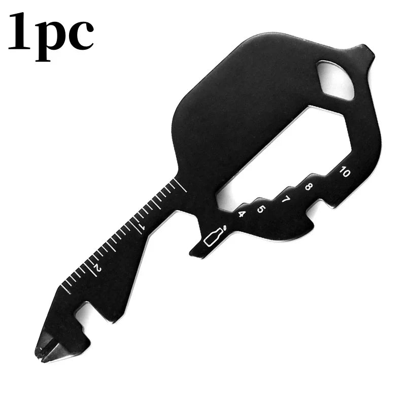 13-in-1 Stainless Steel Keychain Multitool Portable EDC Repair Gadget