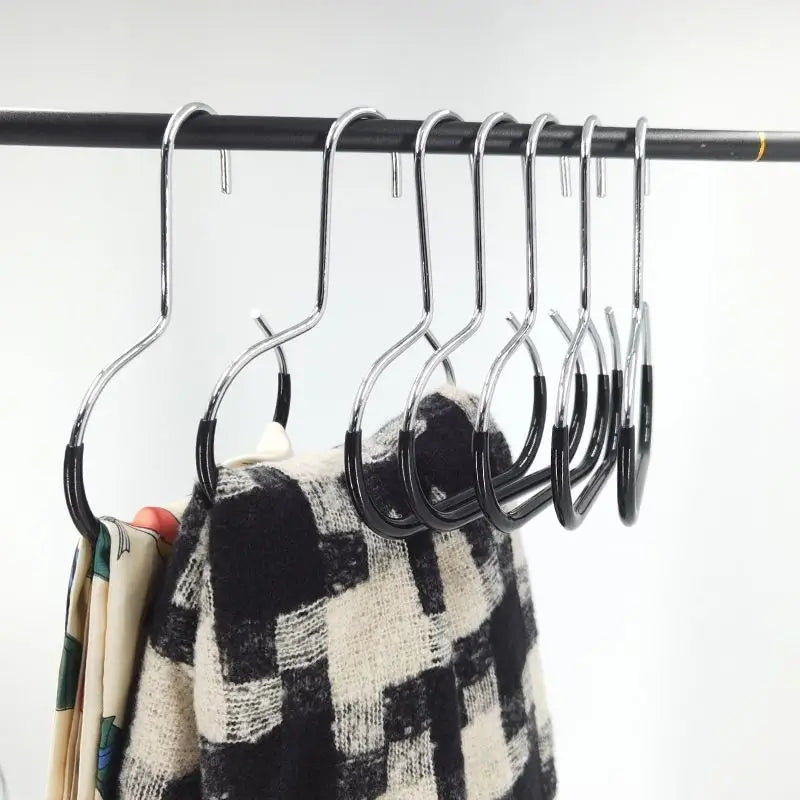 Closet Hat Hanger Organizer Rack for Baseball Caps Scarves and Ties - 7