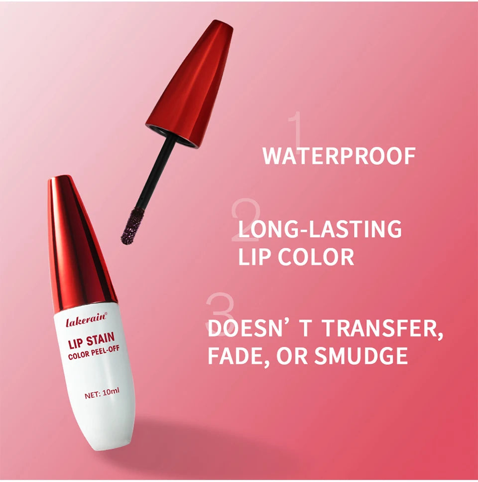 Peel Off Lip Stain Matte Liquid Lipstick Waterproof Lip Gloss
