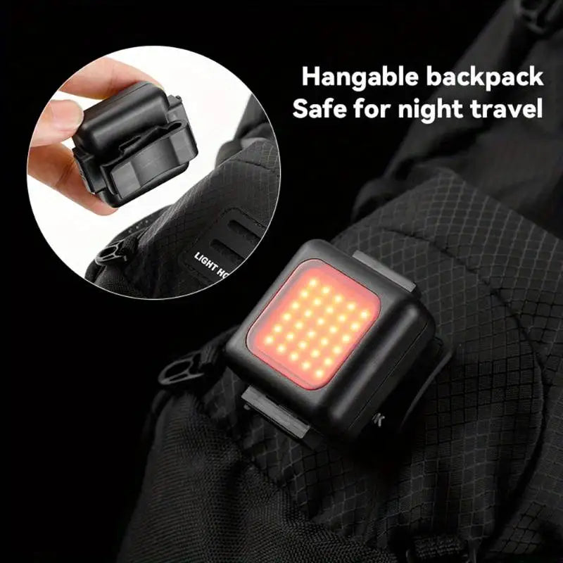 2 Pack LED Bike Light Set Rechargeable Bicycle Tail Light Flashlight - 11