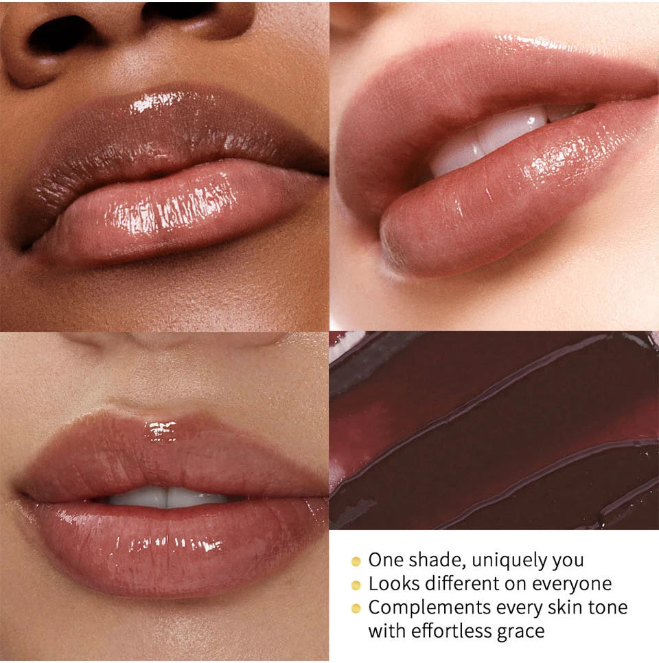 Lakerain Moisturizing Natural Lip Plumper Lipstick Gloss - 12