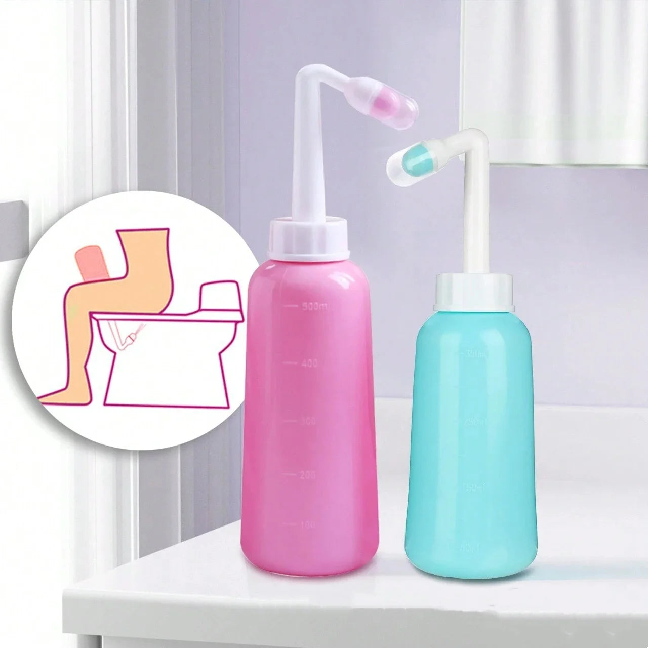 Portable Perineal Irrigation Bottle Travel Bidet Spray for Postpartum - 8
