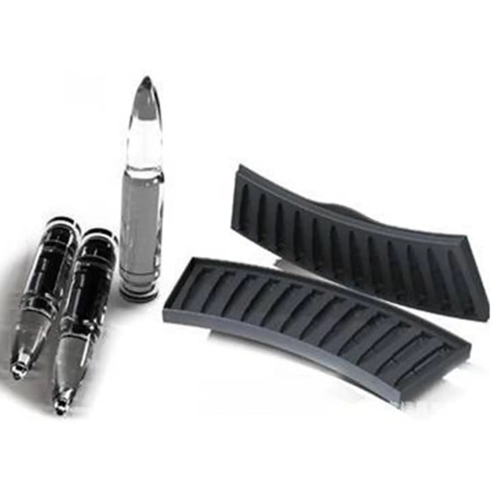 Bullet Ice Cube Tray Silicone Mold for Whiskey Cocktails and Parties - 13