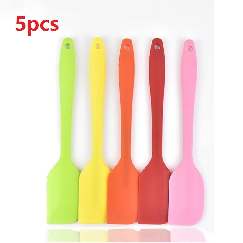 Silicone Spatula Set Non-Stick Heat-Resistant Cake Baking Scrapers
