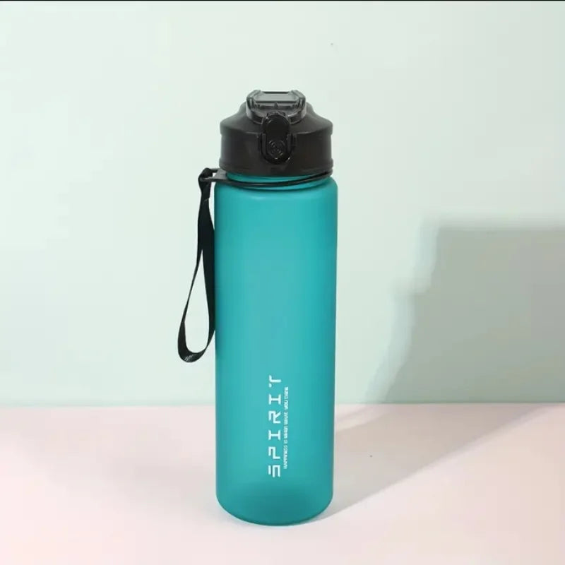 750ml Frosted Sports Water Bottle Leakproof BPA Free Gym Sport Cup - 10