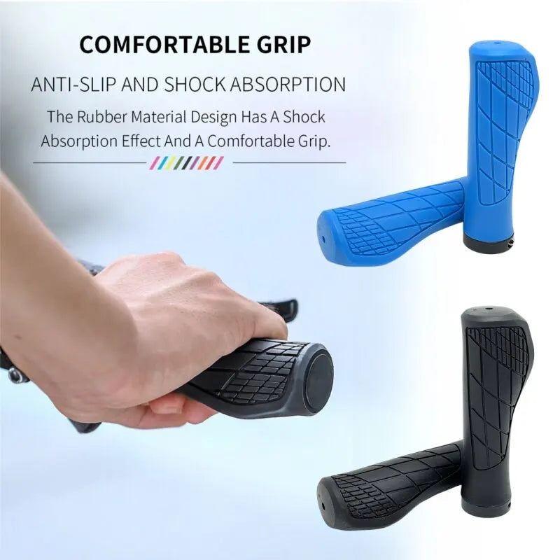 Ergonomic MTB Bicycle Grips Anti-Slip Shockproof Handlebar Covers
