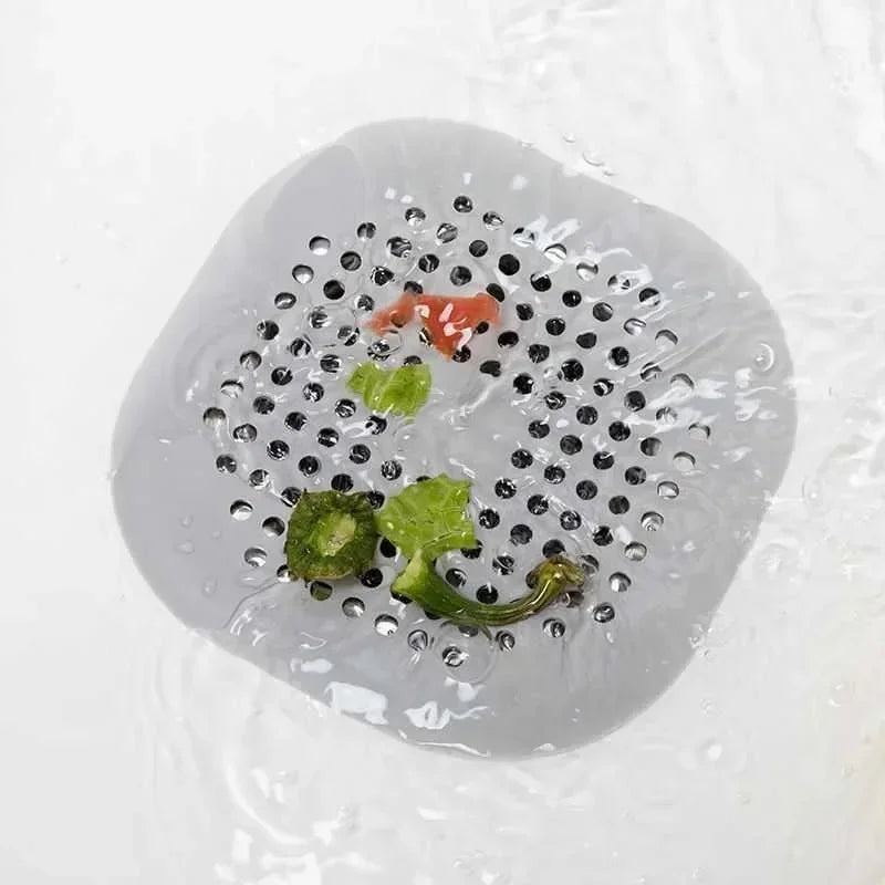 Silicone Shower Drain Hair Catcher Kitchen Sink Strainer Plug Filter - 9