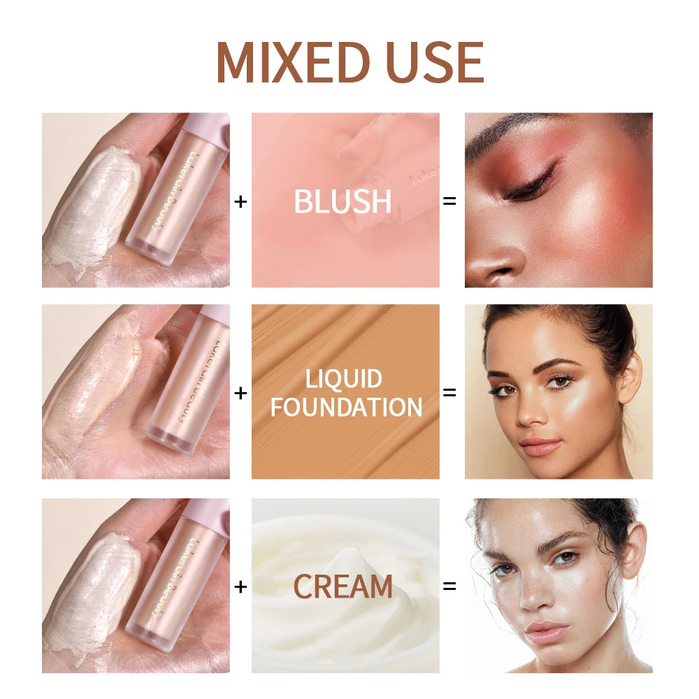 Liquid Highlighter Makeup Natural Glow Luminizer - 4