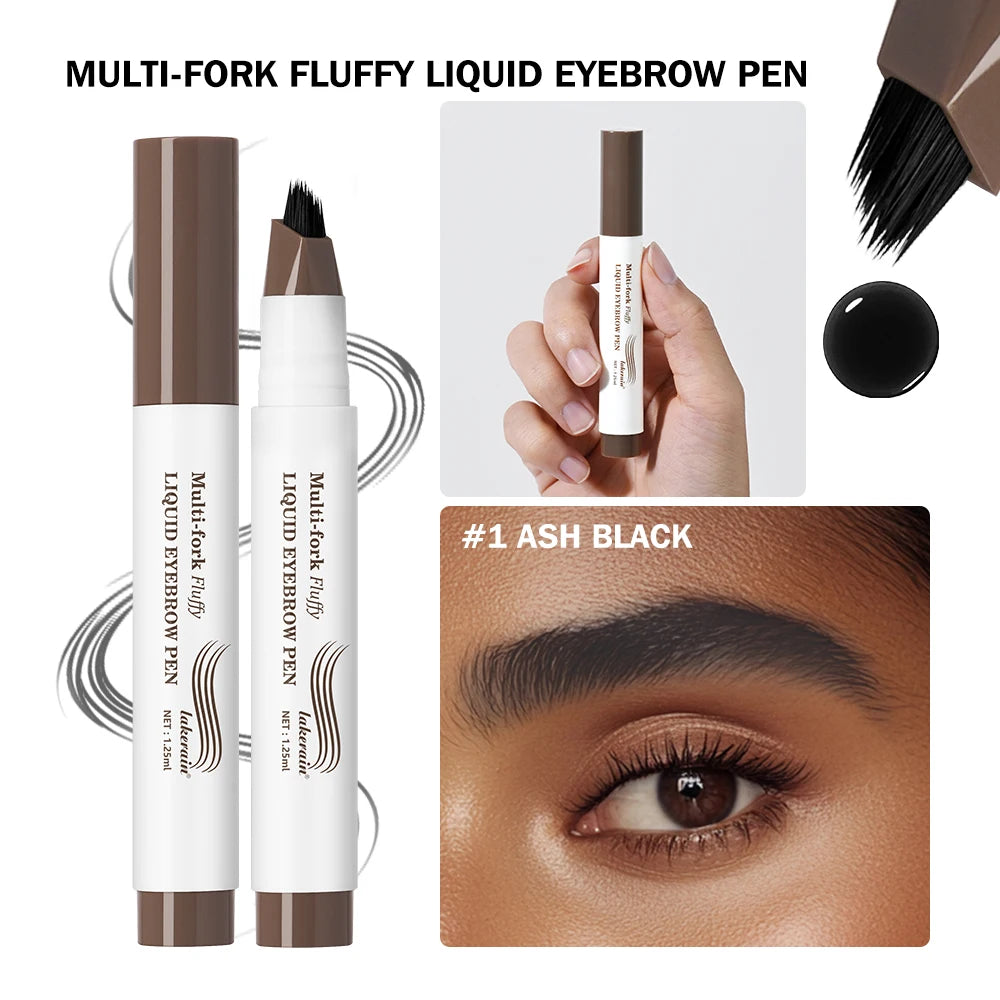 Waterproof Liquid Eyebrow Pencil Multi Fork Tattoo Pen - 24