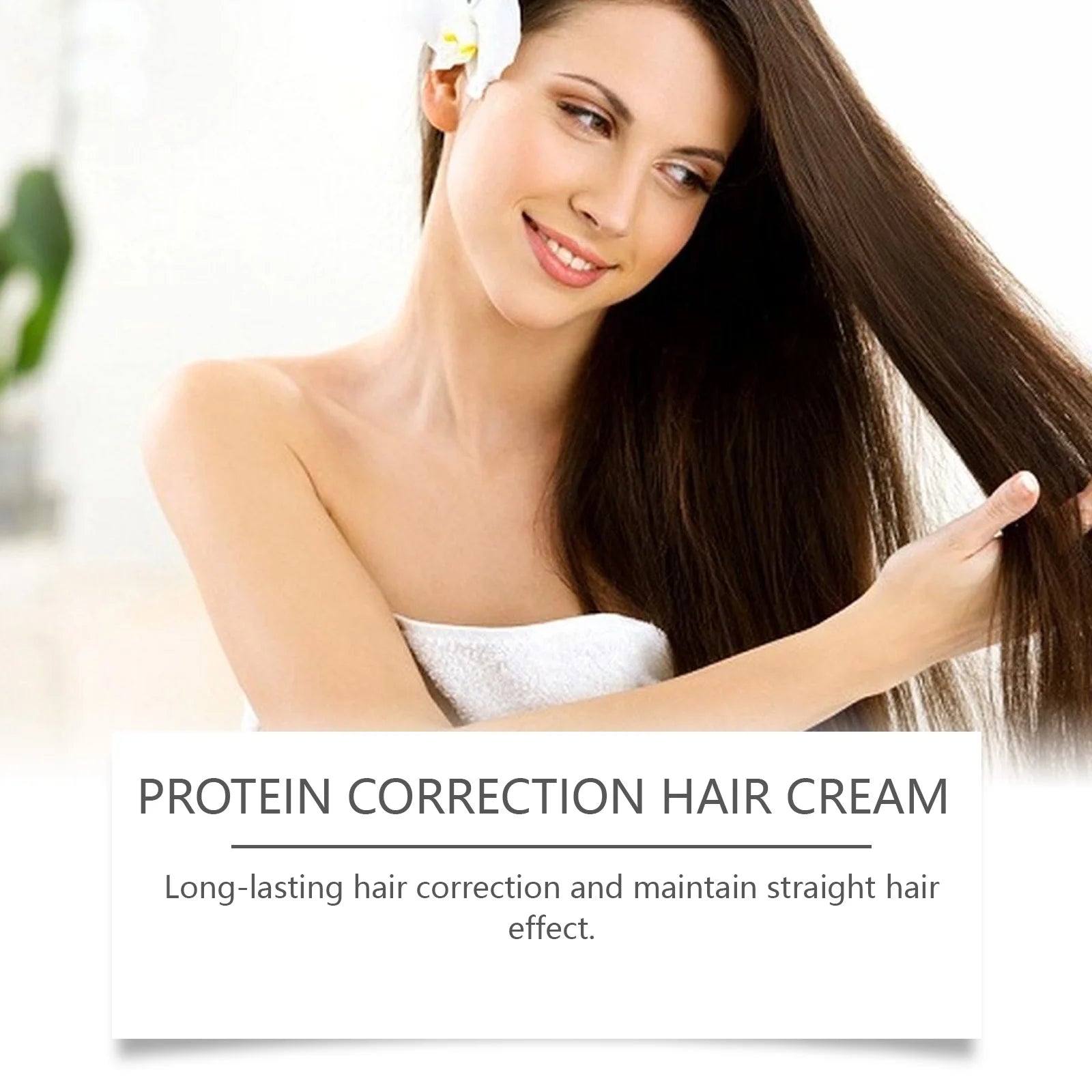 Protein Correction Hair Straightening Cream & Keratin Repair Mask - 5