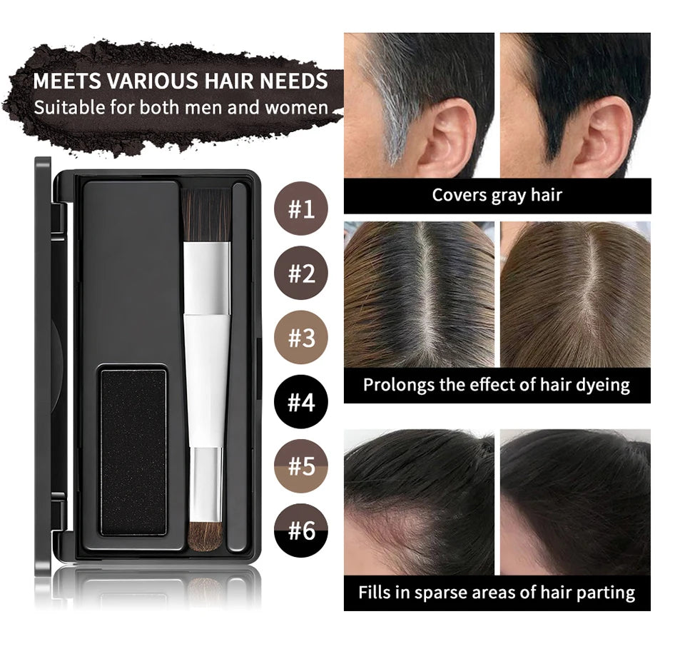 Natural Hair Line Shadow Powder Root Cover Up Concealer Palette