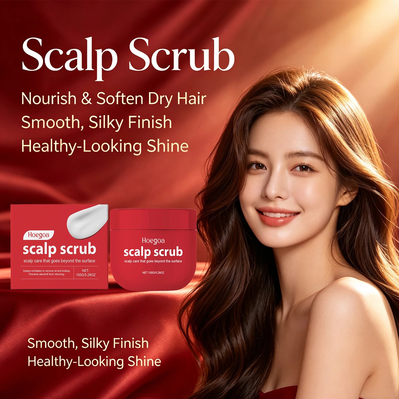 Scalp Scrub Deep Cleansing Exfoliator Dandruff Relief Hair Care - 6