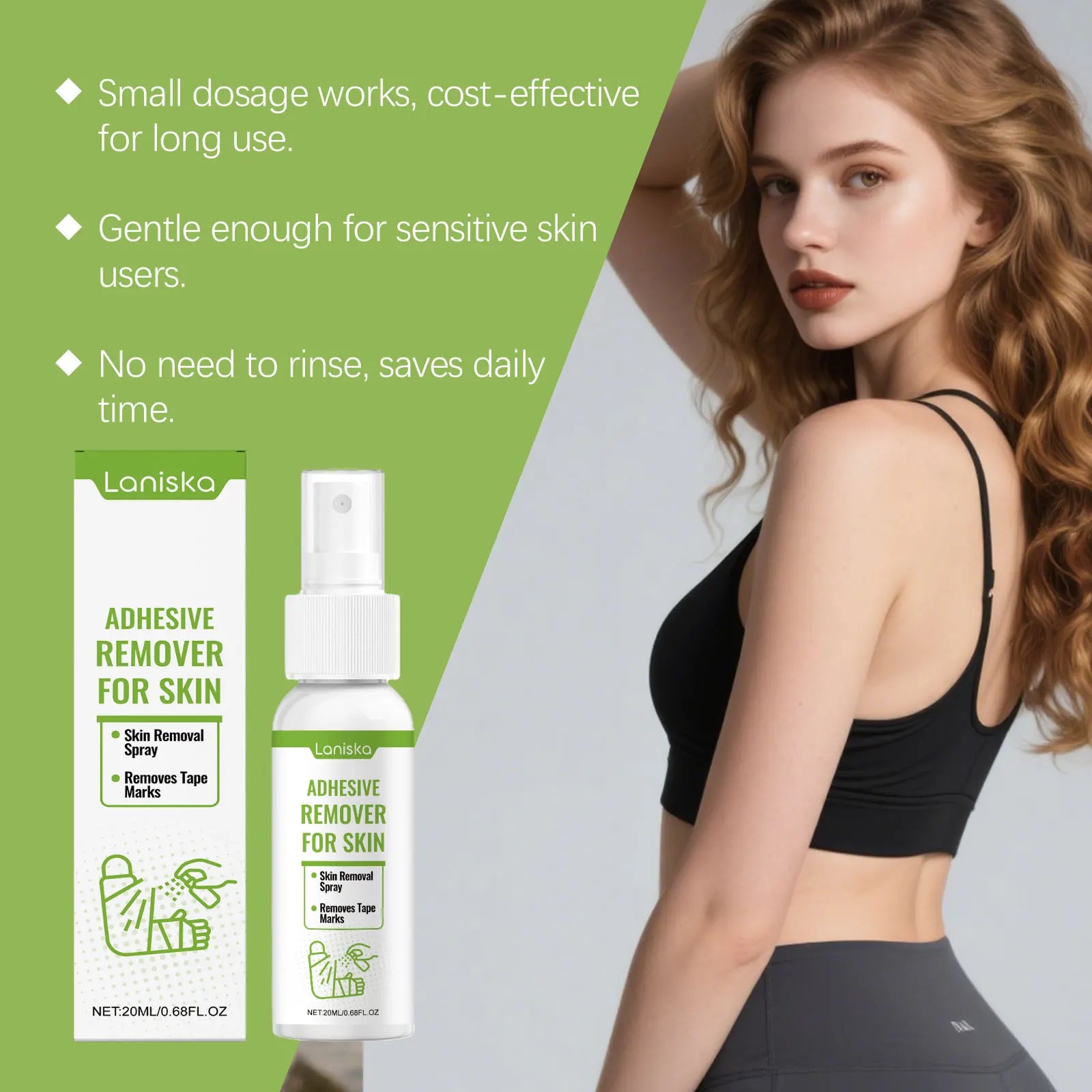 Gentle Adhesive Remover Spray for Skin Tape Marks - 15