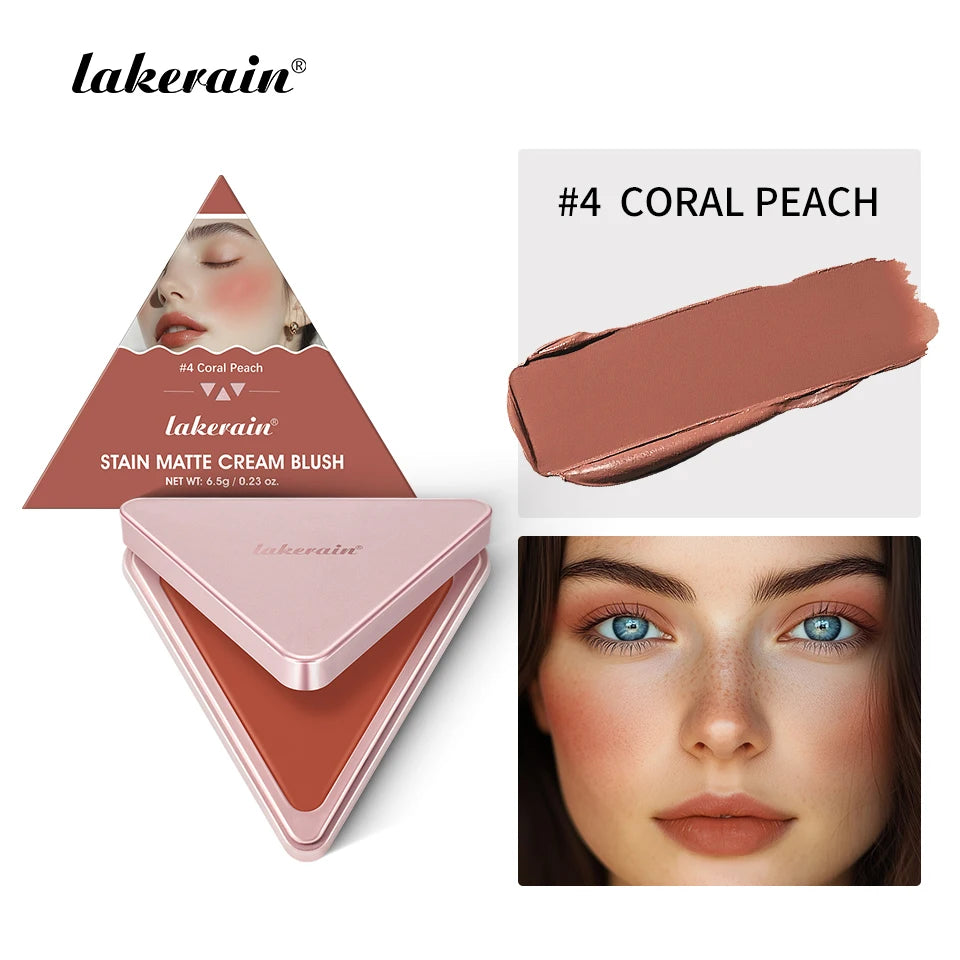 Lakerain 2 in 1 Cream and Powder Blush Makeup Palette - 27
