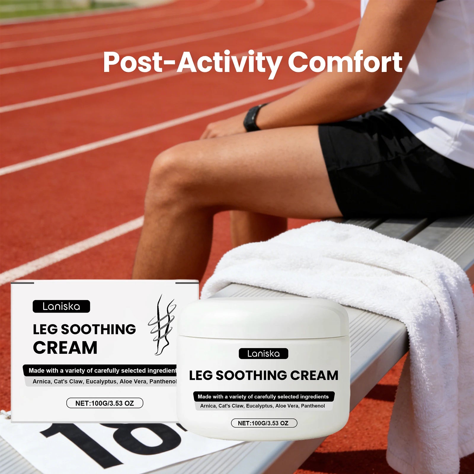 Leg Soothing Cream Moisturizing Muscle Relief Massage Cream - 4