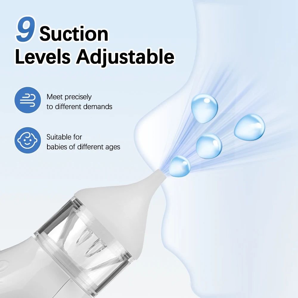 Electric Baby Nasal Aspirator Rechargeable Nose Cleaner