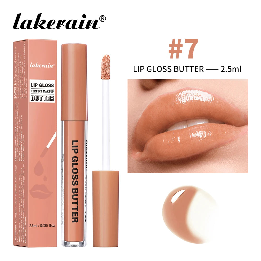 Lakerain Moisturizing Mirror Lip Gloss Butter Liquid Lip Makeup - 23