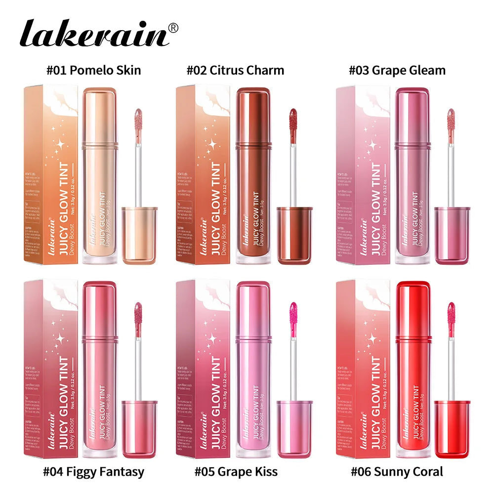 Lakerain Mirror Lip Glow Tint Juicy Gloss Lip Stain