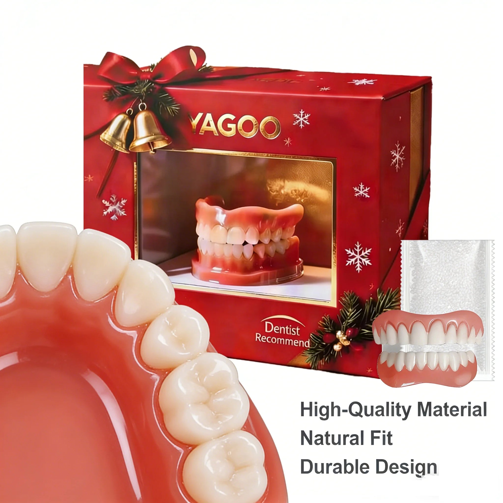 Silicone Dentures Instant Fake Teeth Smile Veneers - 1