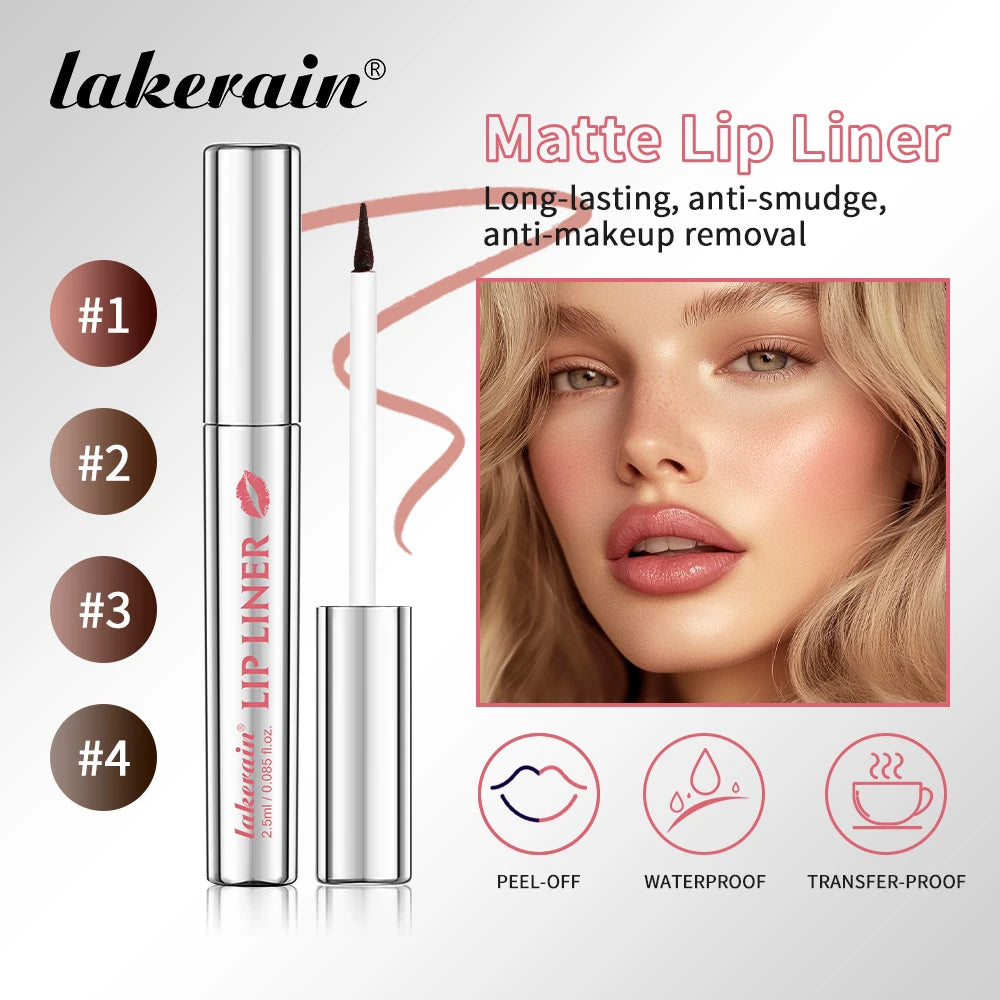 Peel Off Lip Liner Waterproof Matte Tattoo Makeup - 2