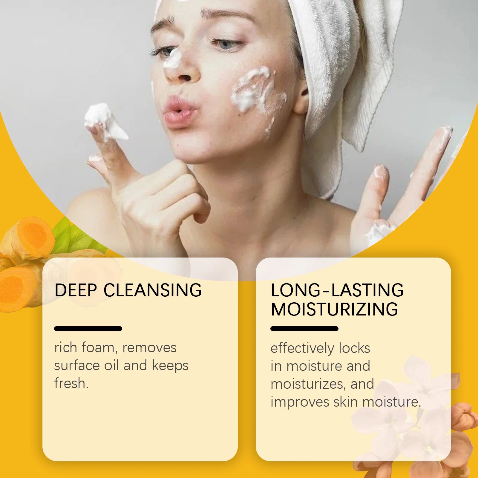 Turmeric Clove Soap Bar Exfoliating Face and Body Cleansing Bar - 8