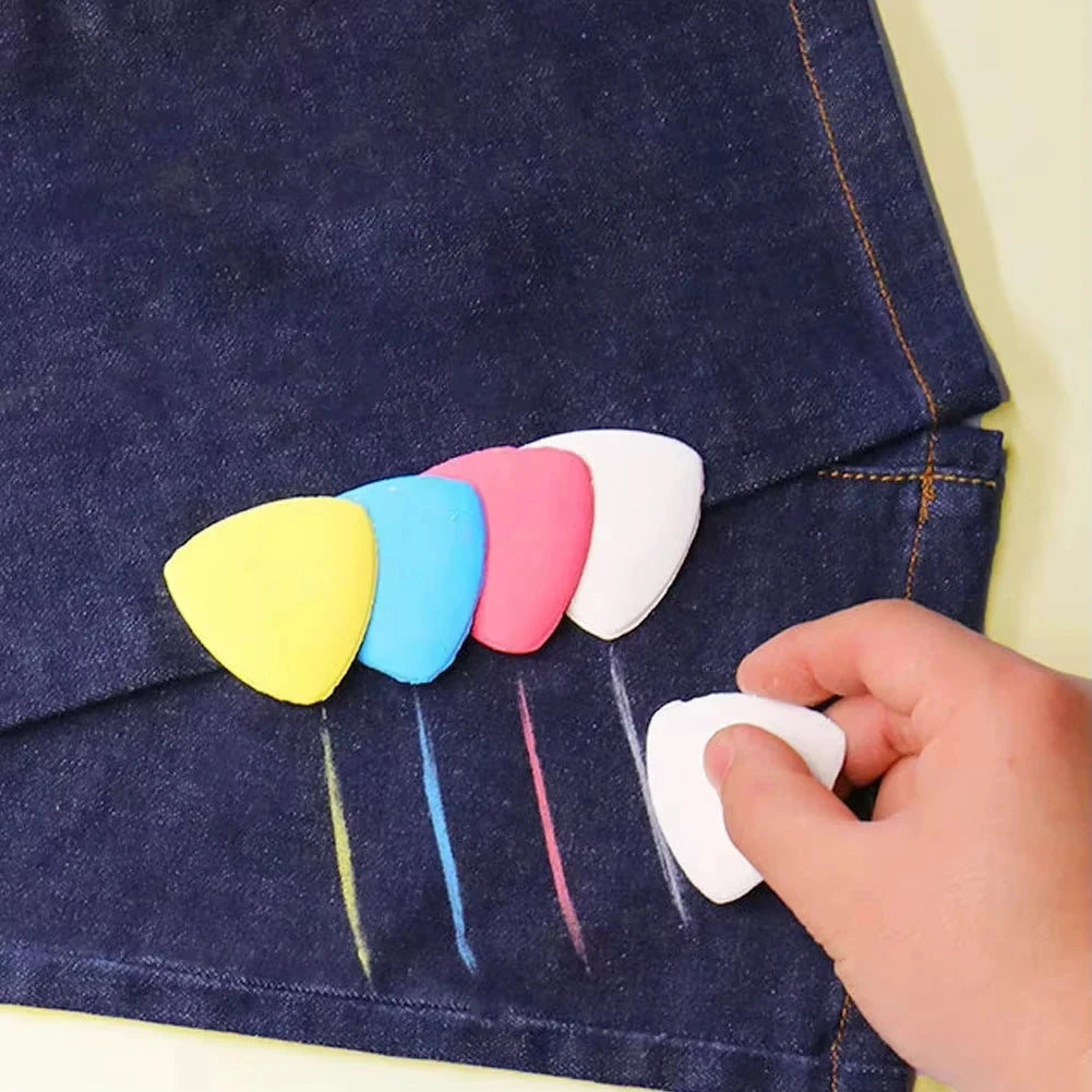 10pc Tailors Chalk Set Erasable Fabric Marker for Sewing and Patchwork - 10