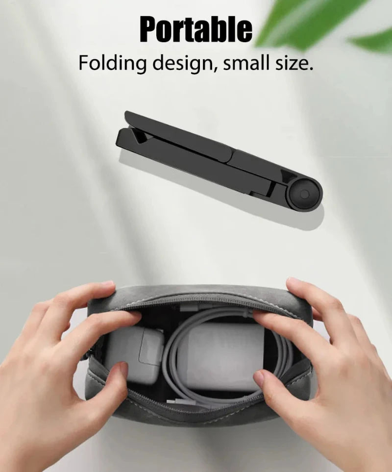Universal Folding Tablet Stand Desktop Phone Holder Adjustable Mount - 11