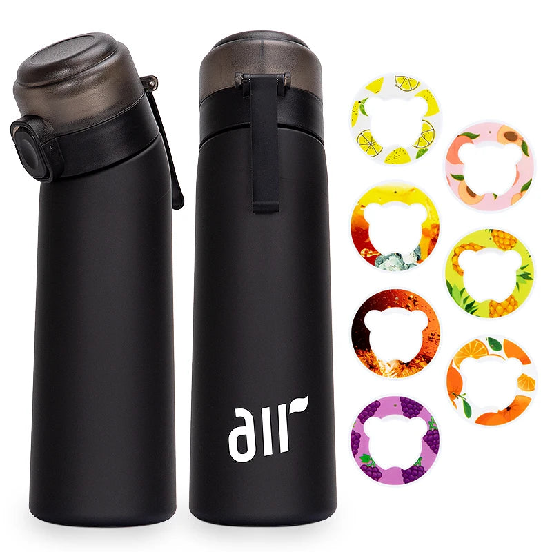 800ml Scented Water Bottle Portable Flavor Pod Sports Hydration Cup