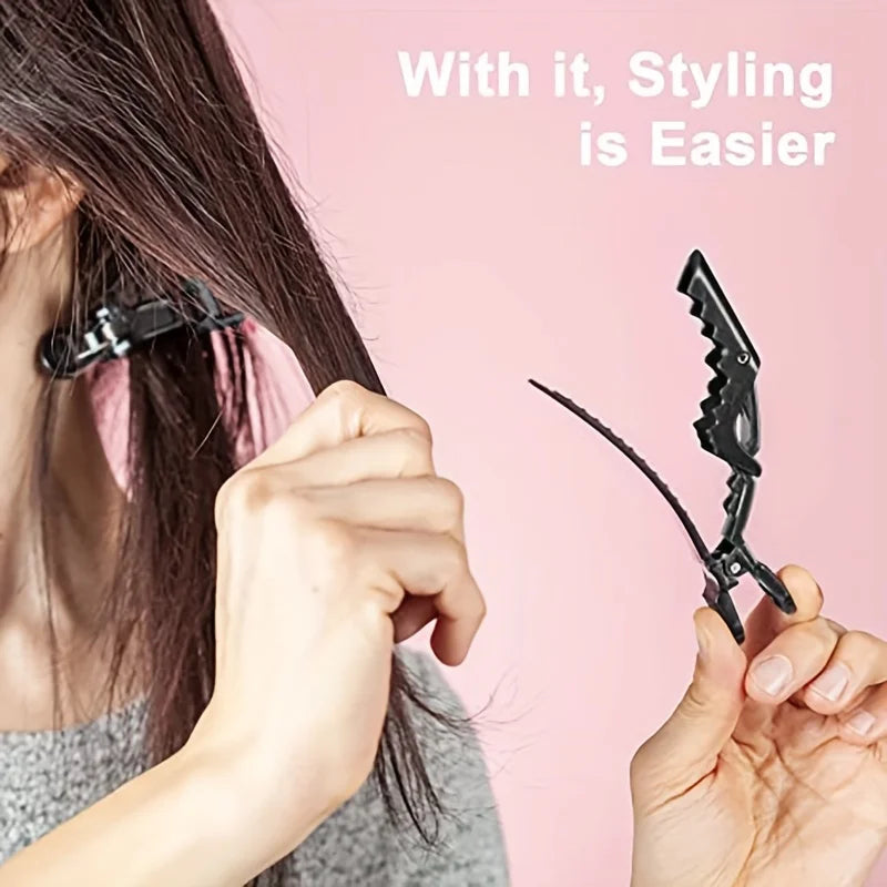 Professional Alligator Hair Clips Salon Styling Sectioning Clamps - 4