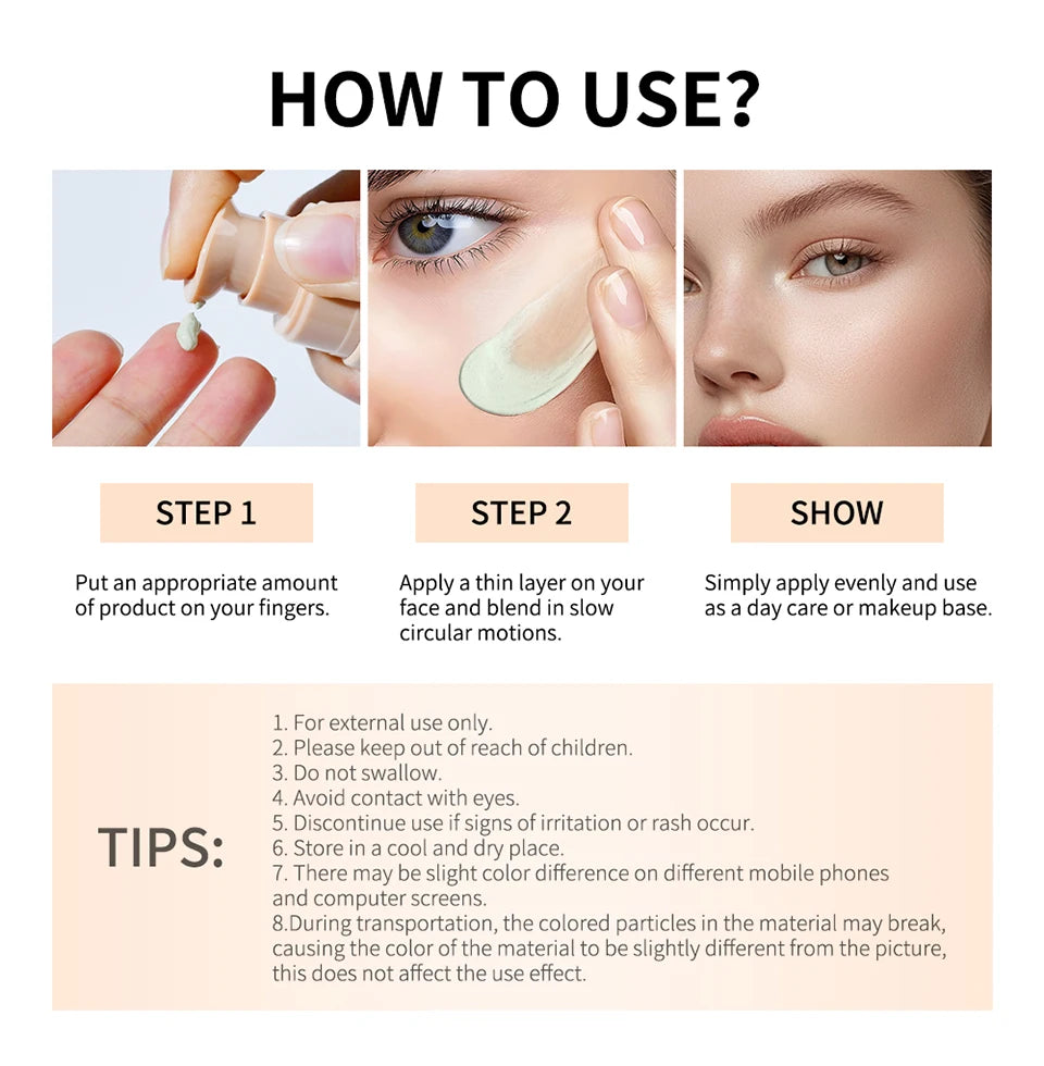 Lakerain Color Changing Liquid Foundation Moisturizing Base Makeup