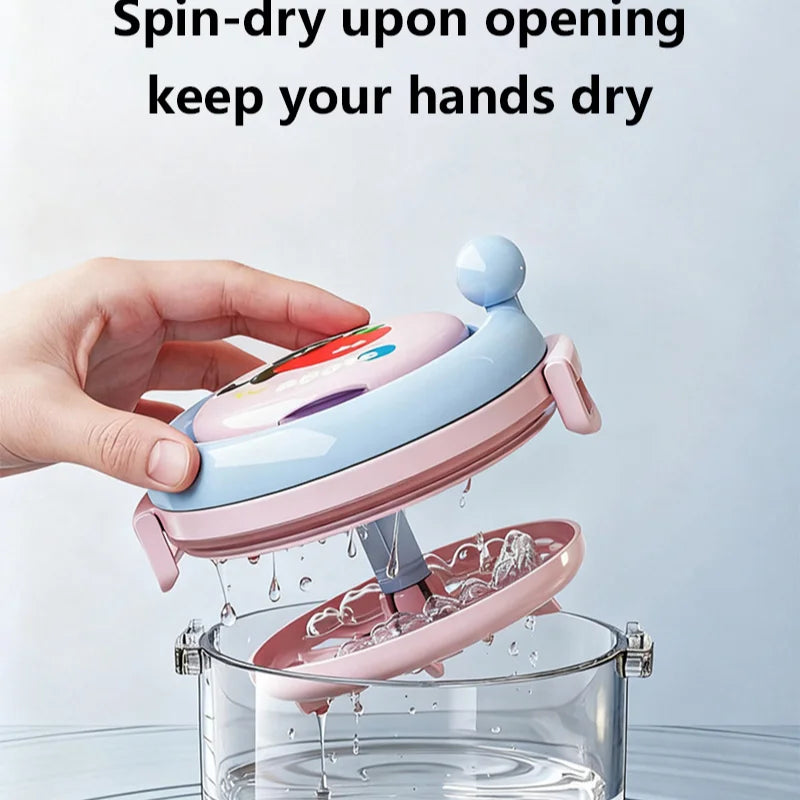 Denture Cleaning Box Storage Container With Drainage Tray - 6