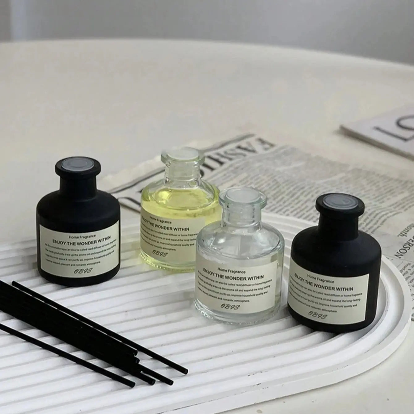 50ml Reed Diffuser Set Aromatherapy Home Fragrance Air Freshener Decor - 2