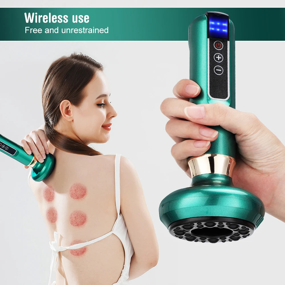 Electric Guasha Cupping Massager Scraping Body Shaping Tool - 27