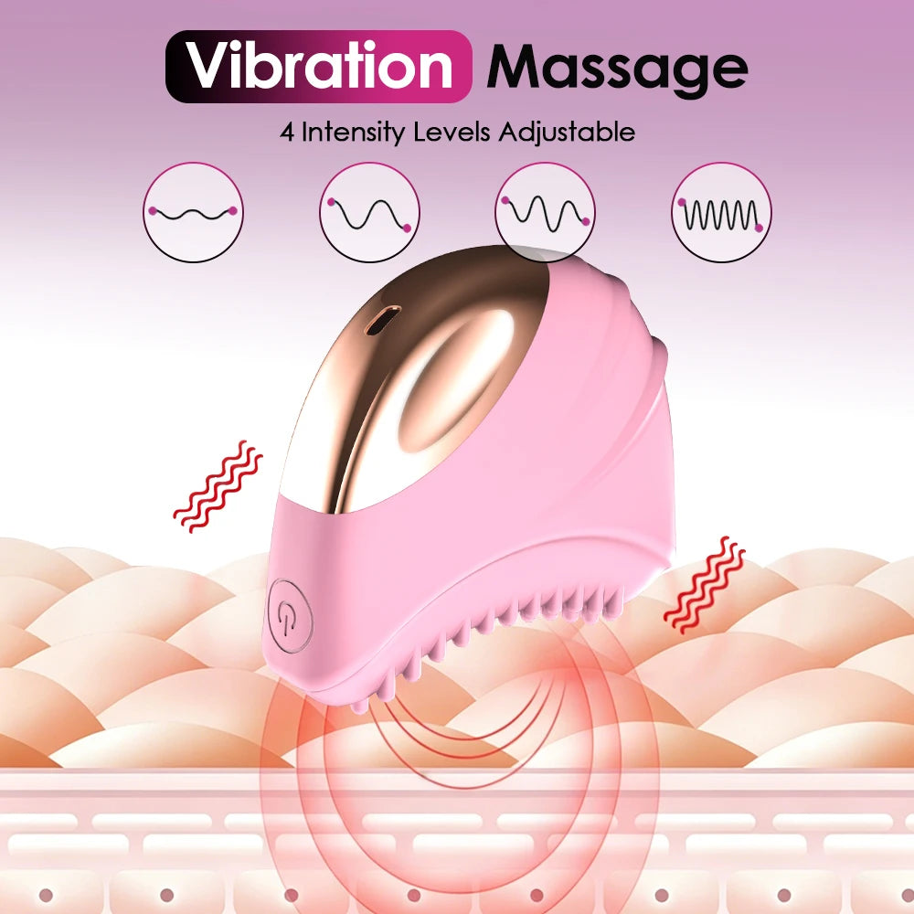 Electric Body Massage Brush & Exfoliating Skin Contour Tool