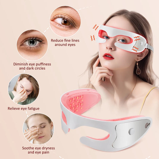 3D Red Light Eye Massager for Dark Circles and Fatigue