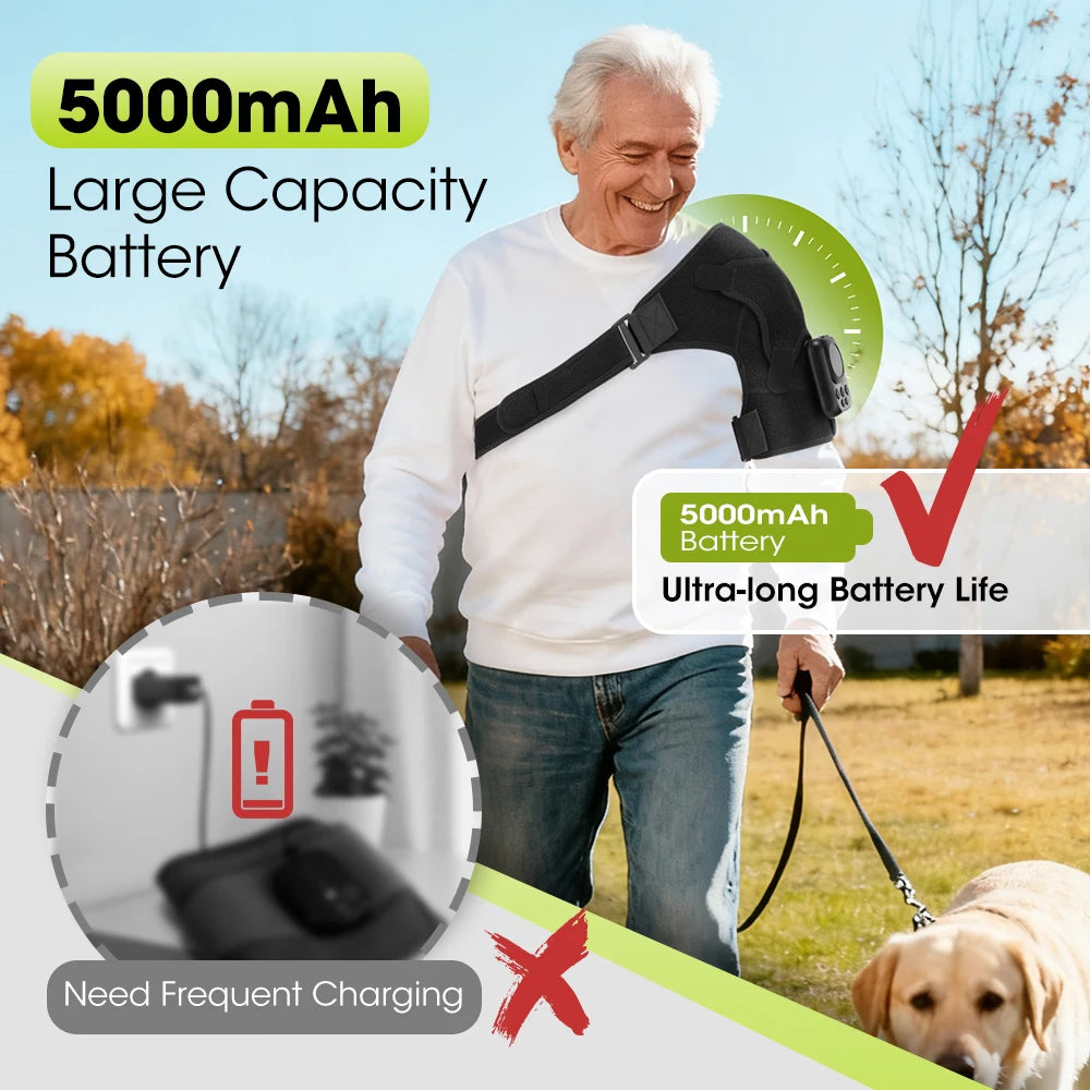 Smart Cordless Shoulder Heating Massager Electric Brace