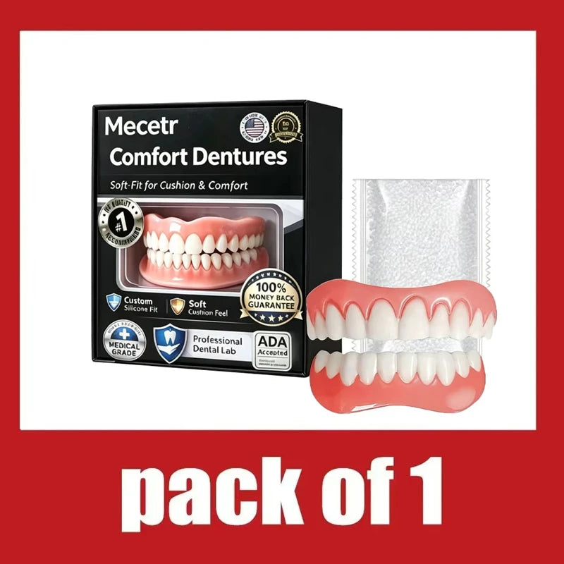 Adult Adjustable Dentures Full Mouth Fake Teeth Set