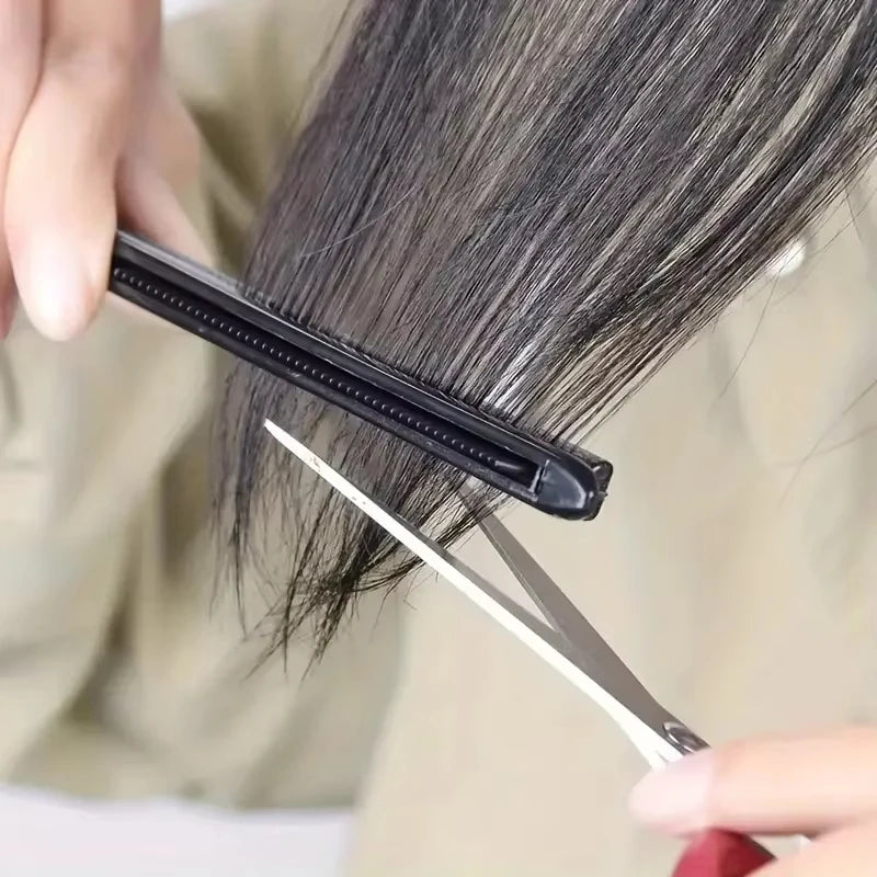 V Shaped Hair Straightening Comb Professional Styling Splint Clip - 2
