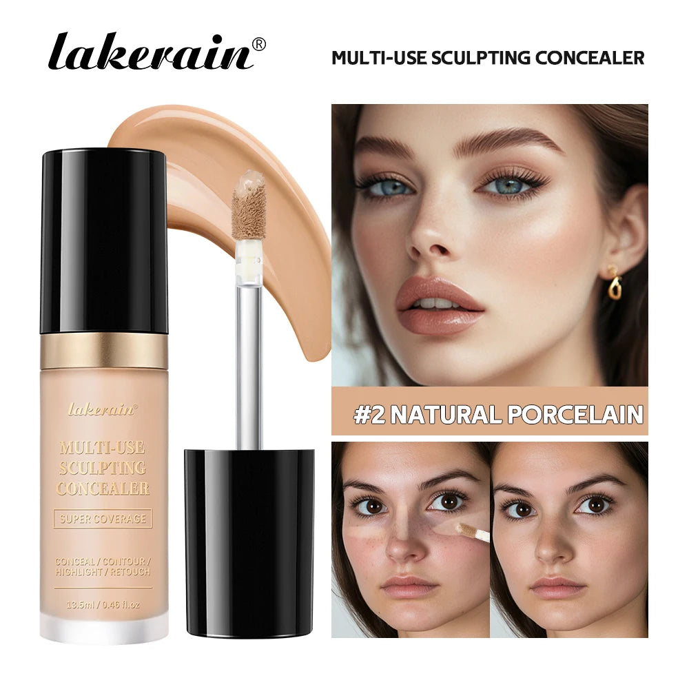 Lakerain Waterproof Concealer Matte High Coverage Liquid Foundation - 27